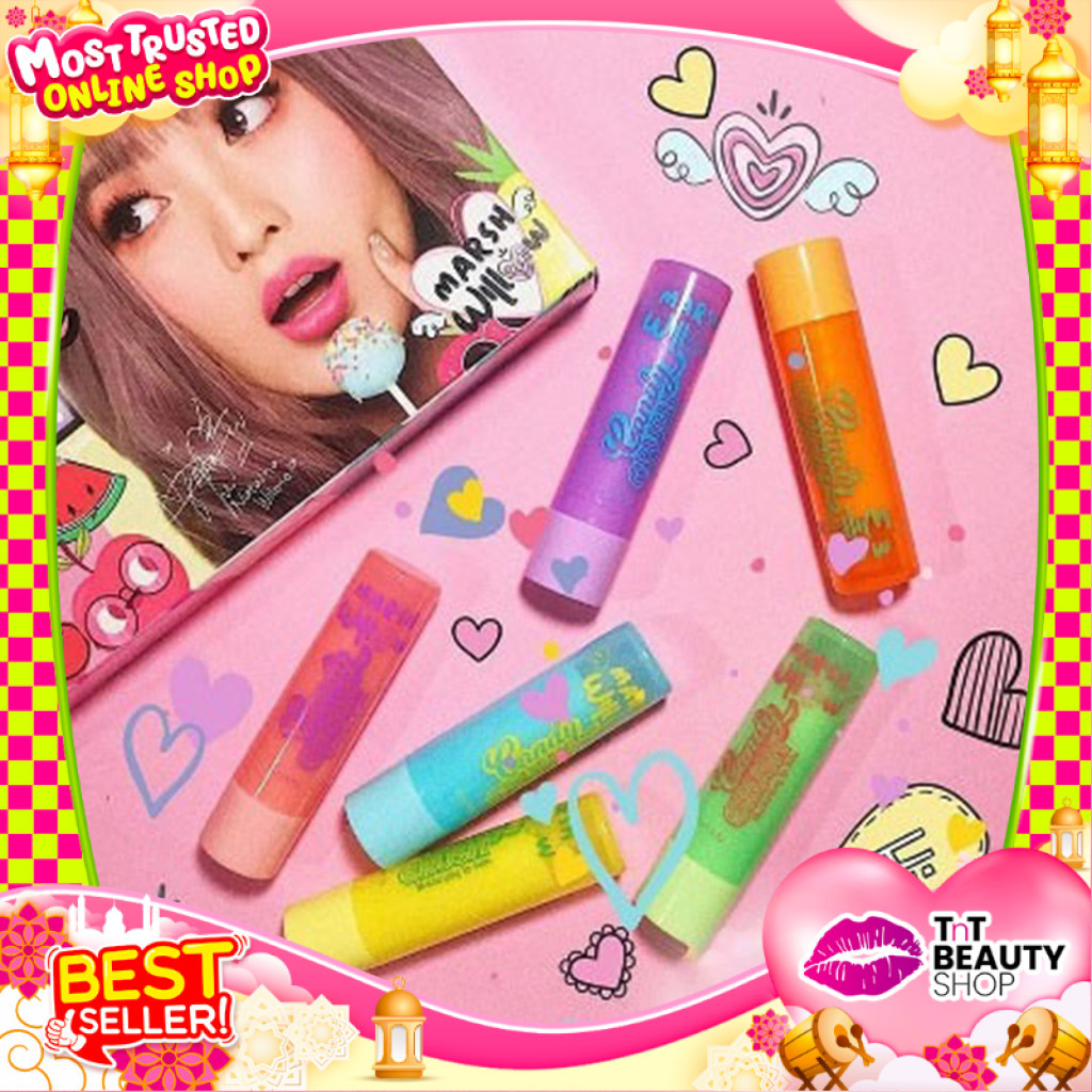 Marshwillow Candy Crush Moisturizing Lip Balm by Natasha Wilona - Pelembab Bibir | Tnt beauty shop