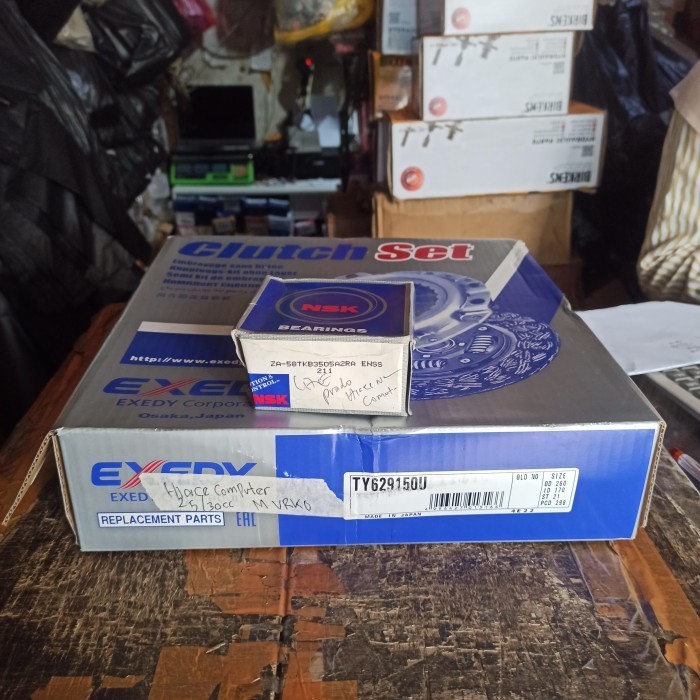 Kopling Set Paket Toyota Fortuner Diesel 2KD Exedy Daikin Asli Japan berkualitas