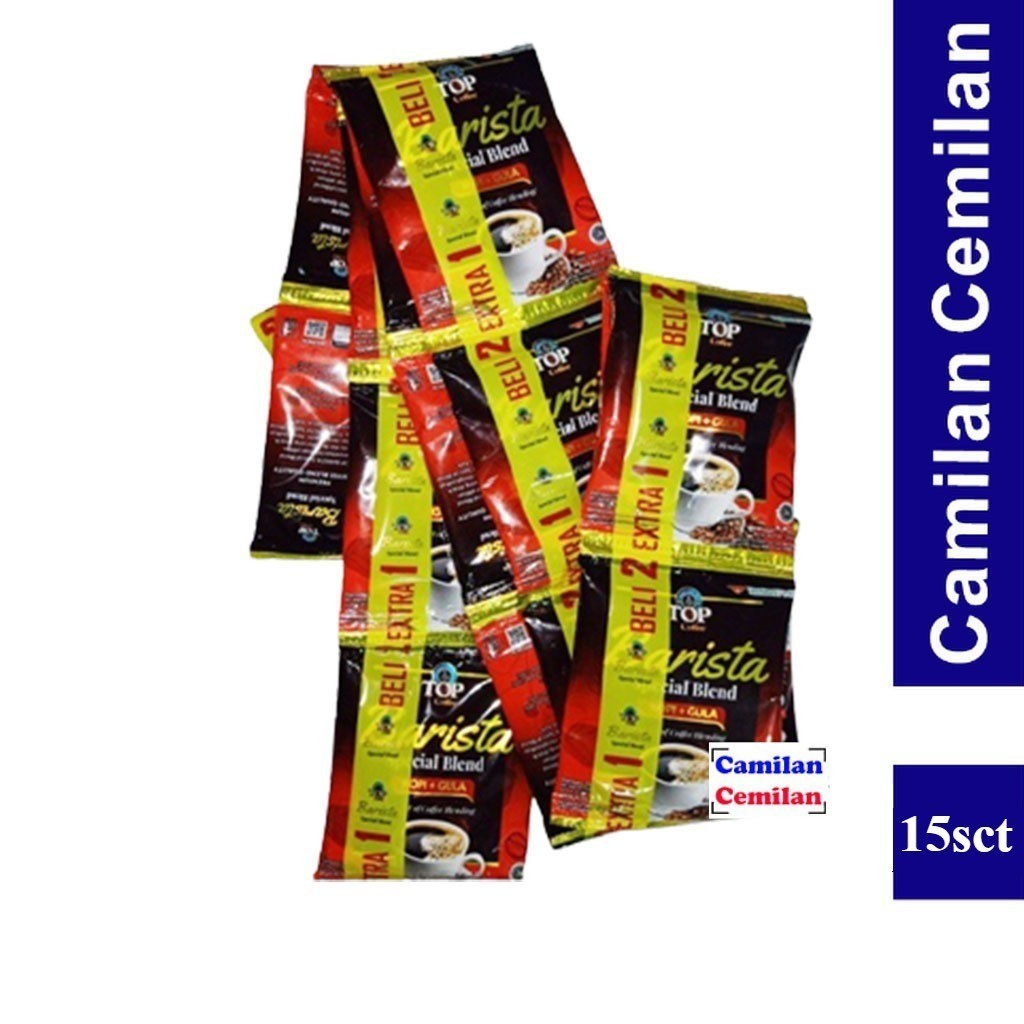 

Top Coffee Barista Special Blend isi 15 sct x 25 gr pusat grosir jajan termurah