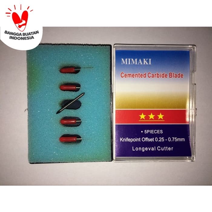 

Mata Pisau Mesin Cutting MIMAKI 45 degree (isi 5)