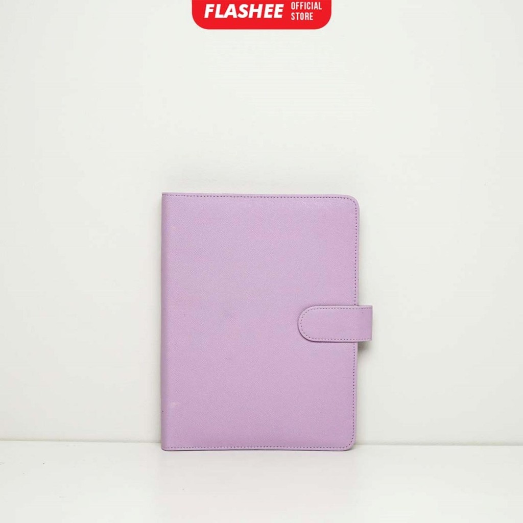 

Binder Kuliah A5 Kulit Notebook Eksklusif Berkualitas Ungu Lilac Binder Organizer Termurah
