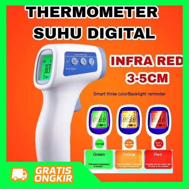 THERMOMETER DIGITAL INFRARED TEMBAK THERMOMETER BADAN UKUR ALAT PENGUKUR SUHU TUBUH