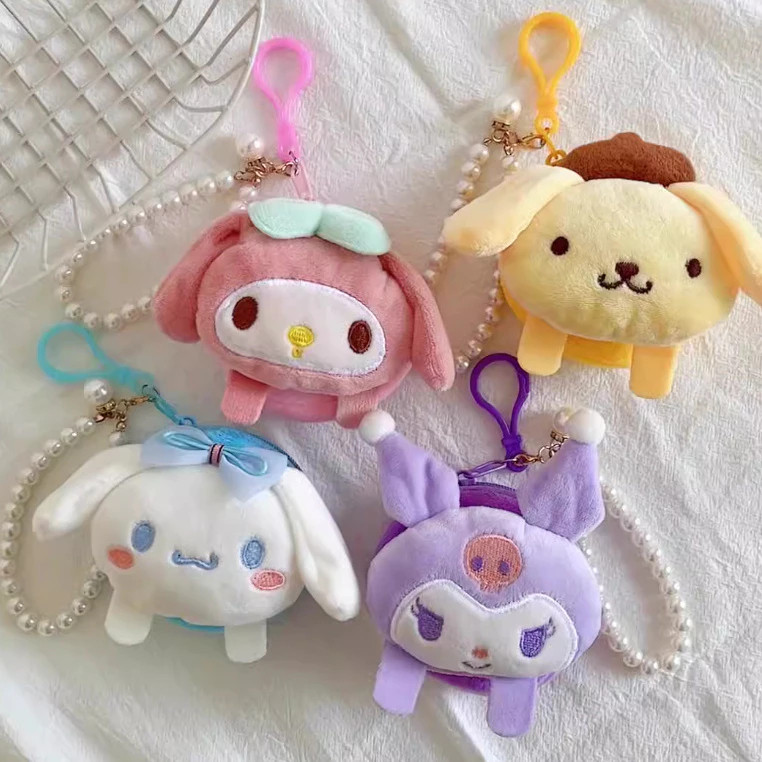 Dompet Mini Karakter Sanrio / Gantungan Tas Boneka Anak Perempuan