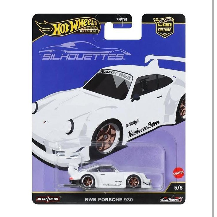 Hot Wheels JBK58 Silhouette Porsche RWB 930 Murah