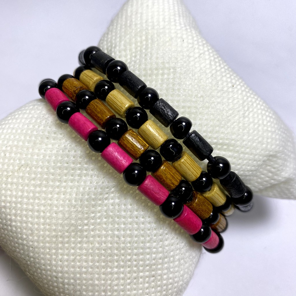 Gelang Pria Wanita Asman Authentic Zen Bracelet Wood Premium - A023