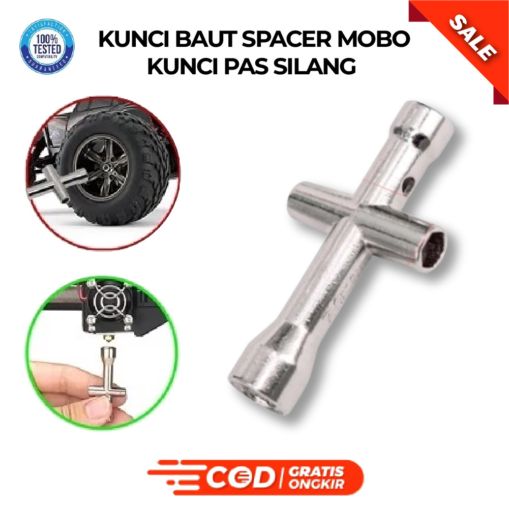 Kunci baut spacer mobo kunci pas silang m2 m2.5 m3 m4 kecil