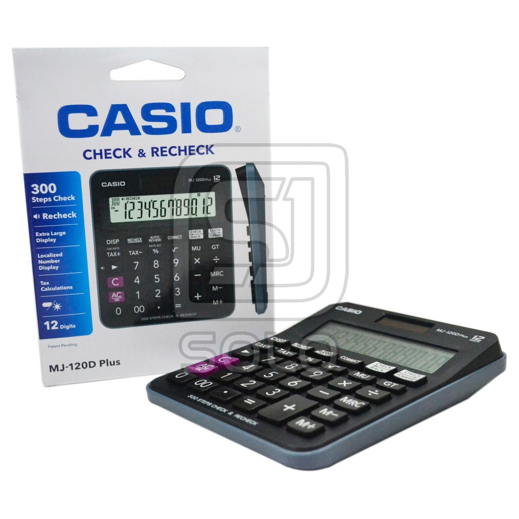 

Kalkulator Casio Practical Calculator MJ-120D Plus original Kalkulator 12 Digit