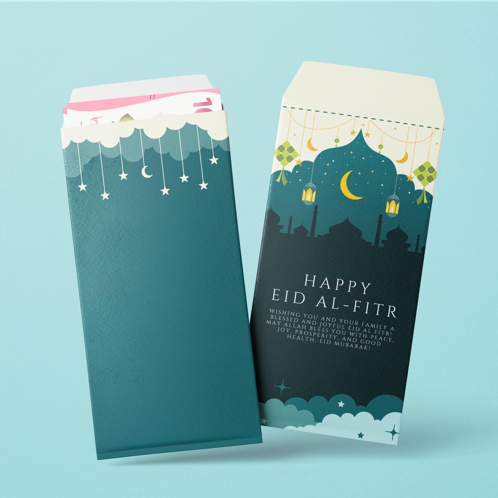 

HJK Amplop Lebaran Idul Fitri 2025 Ukuran Besar Uang Tanpa Lipat, isi 30 pcs Kwalitas Premium
