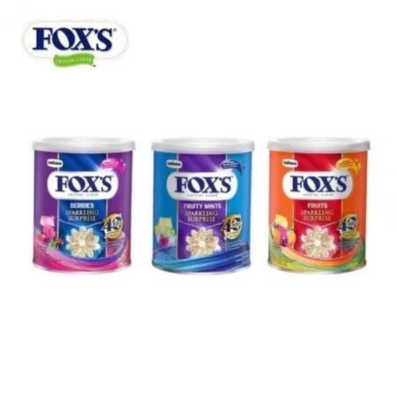 

permen fox's fruits/berries kaleng berat 170gr