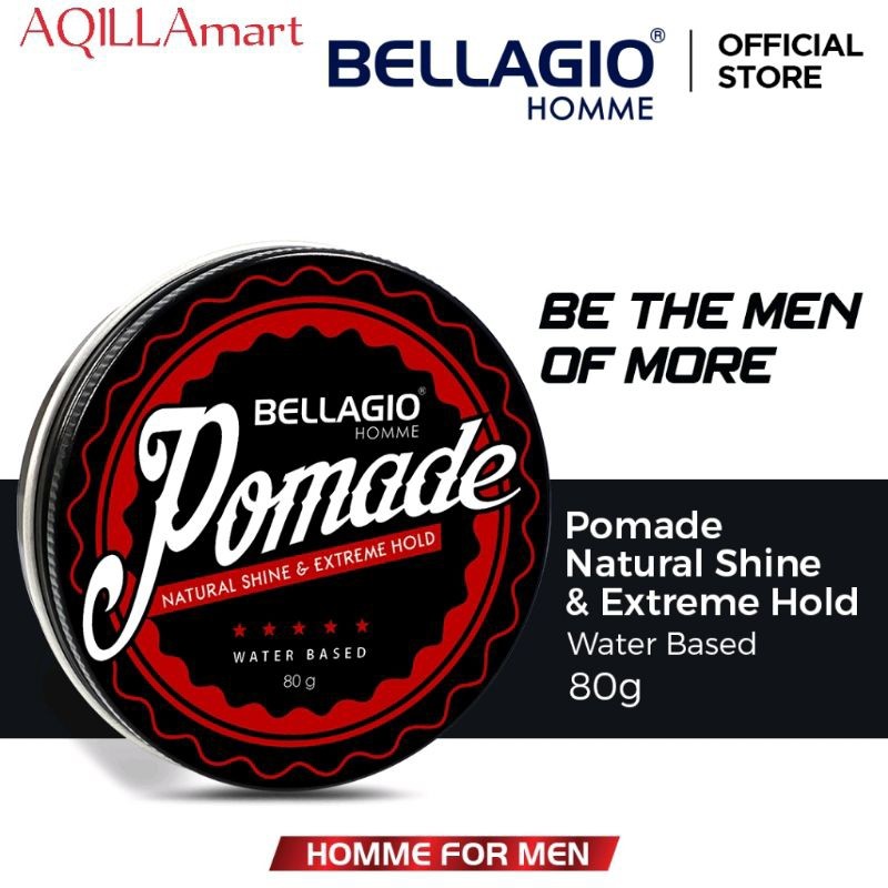 Bellagio Pomade 80g / Pomade Bellagio 80 g/ minyak rambut Bellagio pomade