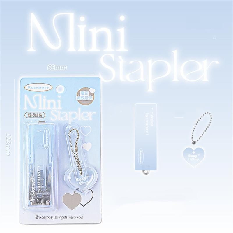 

Folding Stapler Convenient Great For Students High-quality Materials Cute And Stylish Design Easy To Use Mini Stapler Small Size