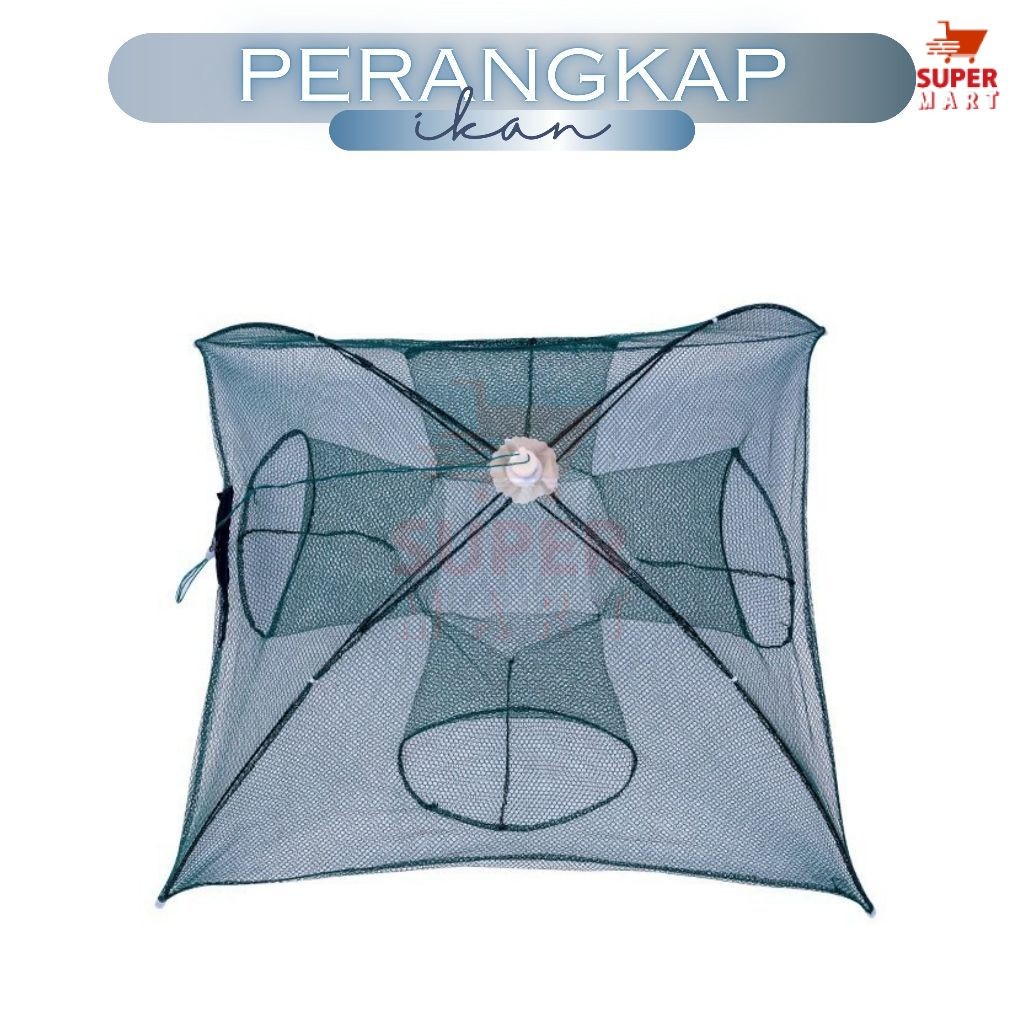 Supermart Surabaya Perangkap Ikan Payung Berlubang Ikan Kecil Masuk Sendiri Jaring Multi Hole Jala J