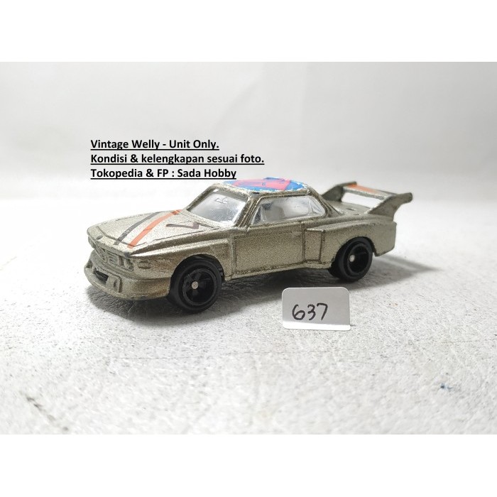 Diecast Vintage Welly BMW 3.5 CSL Unit Only