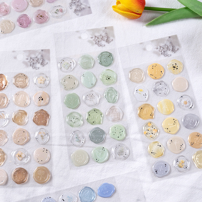 

Creative Lacquer Seal Candy Stickers Scrapbooking Diy Journal Stationery Sticker Deco Art Supply