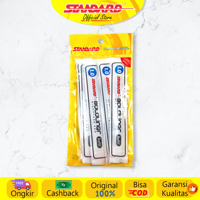 

[ P R O M O ] STANDARD REFILL BOLDLINER 1.0 ISI 12 PCS - Biru