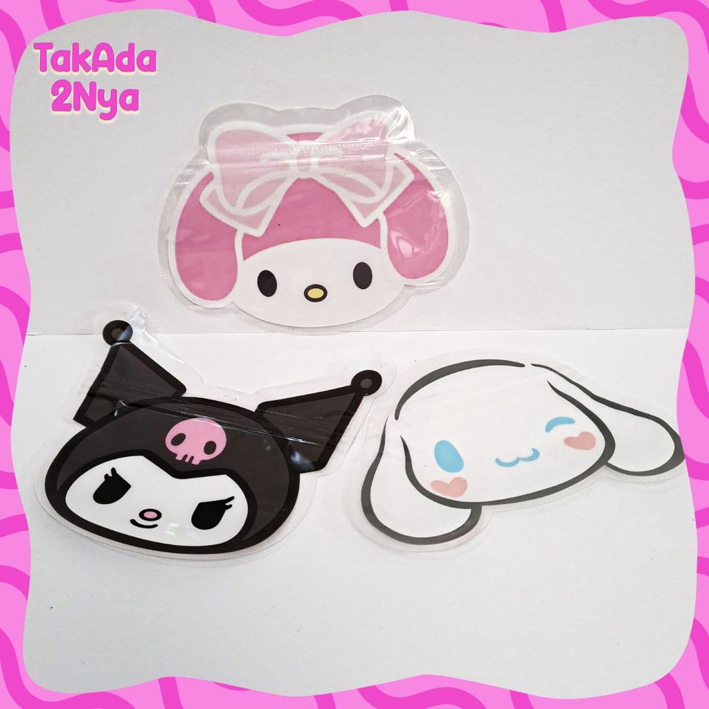 

Map Pouch Ziplock Kepala Sanrio Bening MN-1273 Kemasan Hadiah Bingkisan Unik Goodie Bag Goody
