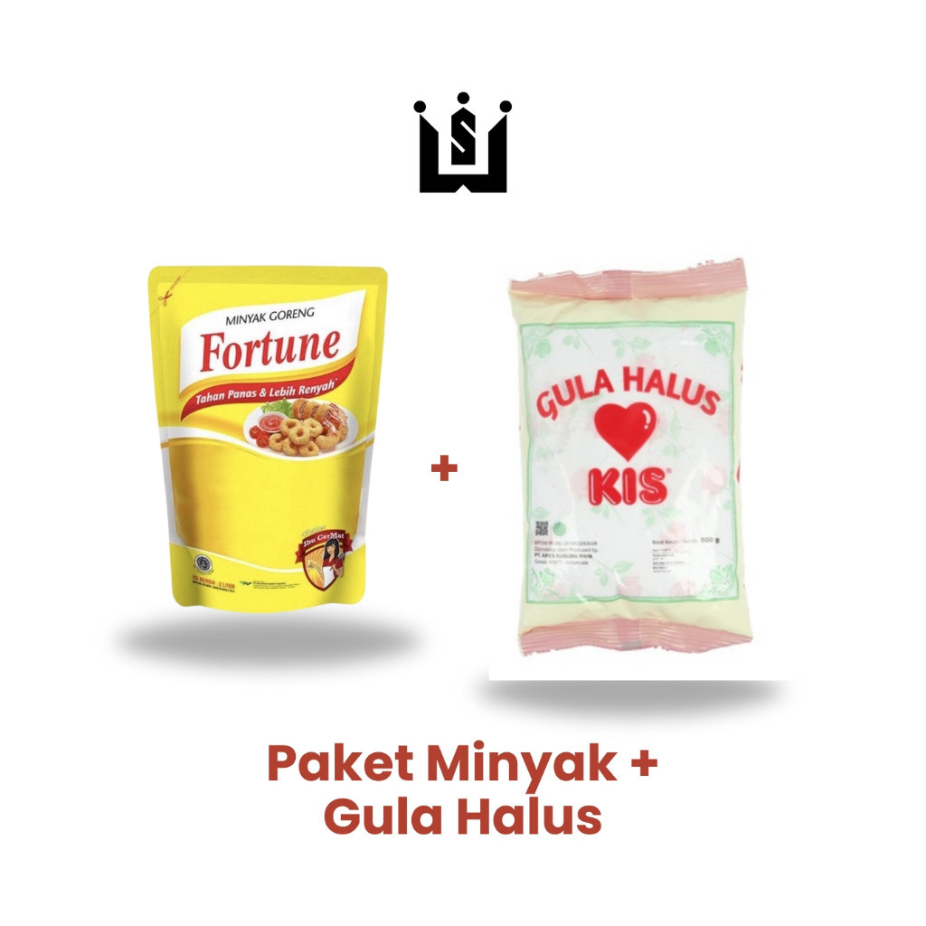 

[PAKET] MINYAK GORENG FORTUNE 2L + GULA HALUS KIS