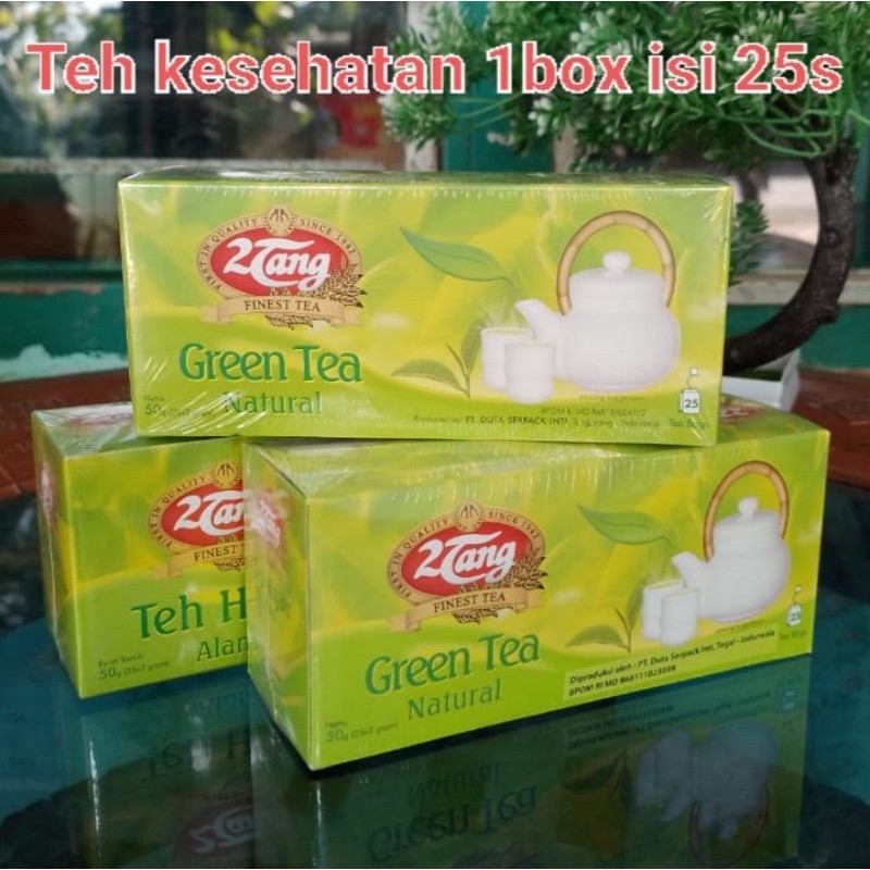 

TEH 2 TANG CELUP GREEN TEA 1 BOX TEH HIJAU CELUP TEH KESEHATAN TEH DIET