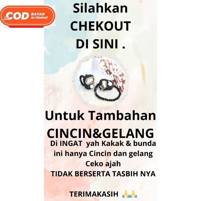 TAMBAHAN PELENGKAP TASBIH DIGITAL SWAROVSKI  HANYA GELANG CRYSTAL TASBIH DIGITAL SWAROVSKI // CRYSTA