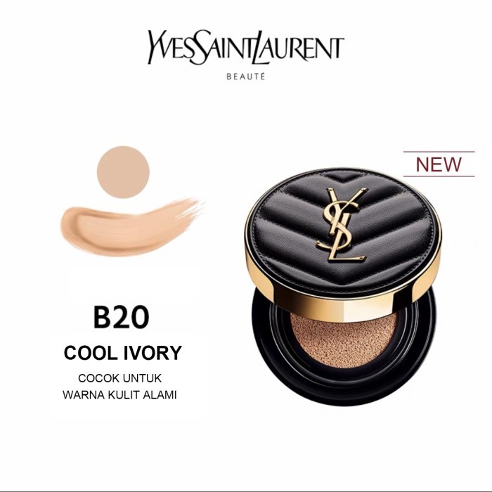 Brunn YSL Touch Eclat Glow-Pact Cushion Asli YSL Cushion Mesh Pink Cushion - B20-14gblack, 5 gr