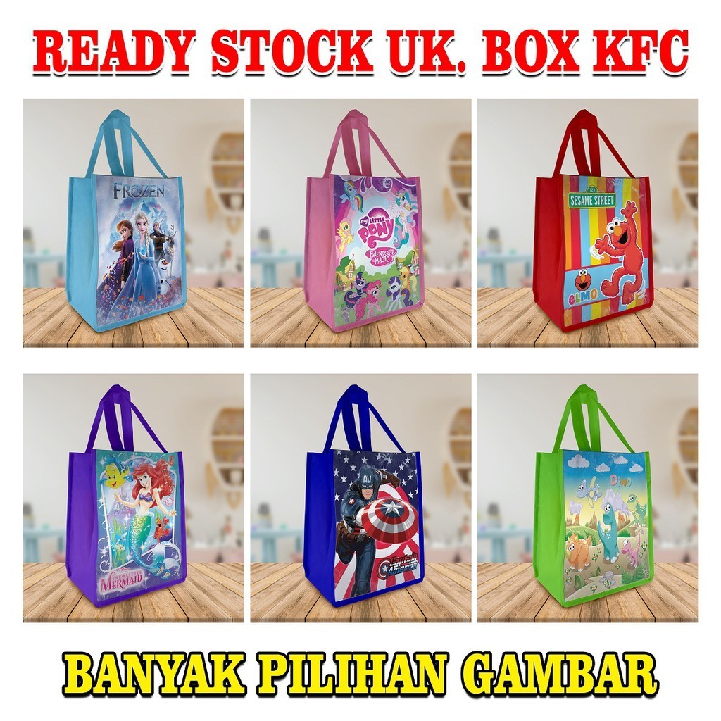

TAS ULTAH TERLARIS / TAS ULANG TAHUN / TAS READY STOK 50gsm tipis