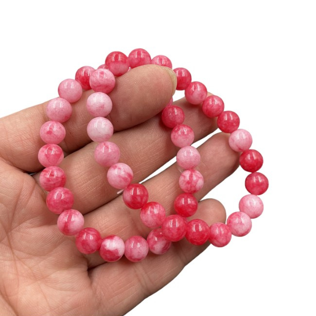 Gelang Batu Akik Alam Pink Borneo | Kode : BT-12