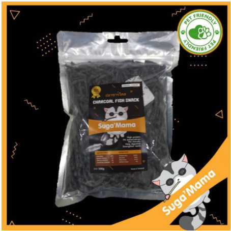 

Fish Snack Charcoal 100Gram Sugar Glider Landak Anjing THAILAND
