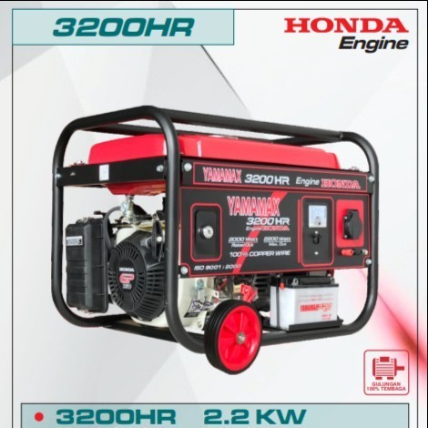 Generator Yamamax Pro 3200HR HONDA 4 Tak Genset 2000 Watt Bensin