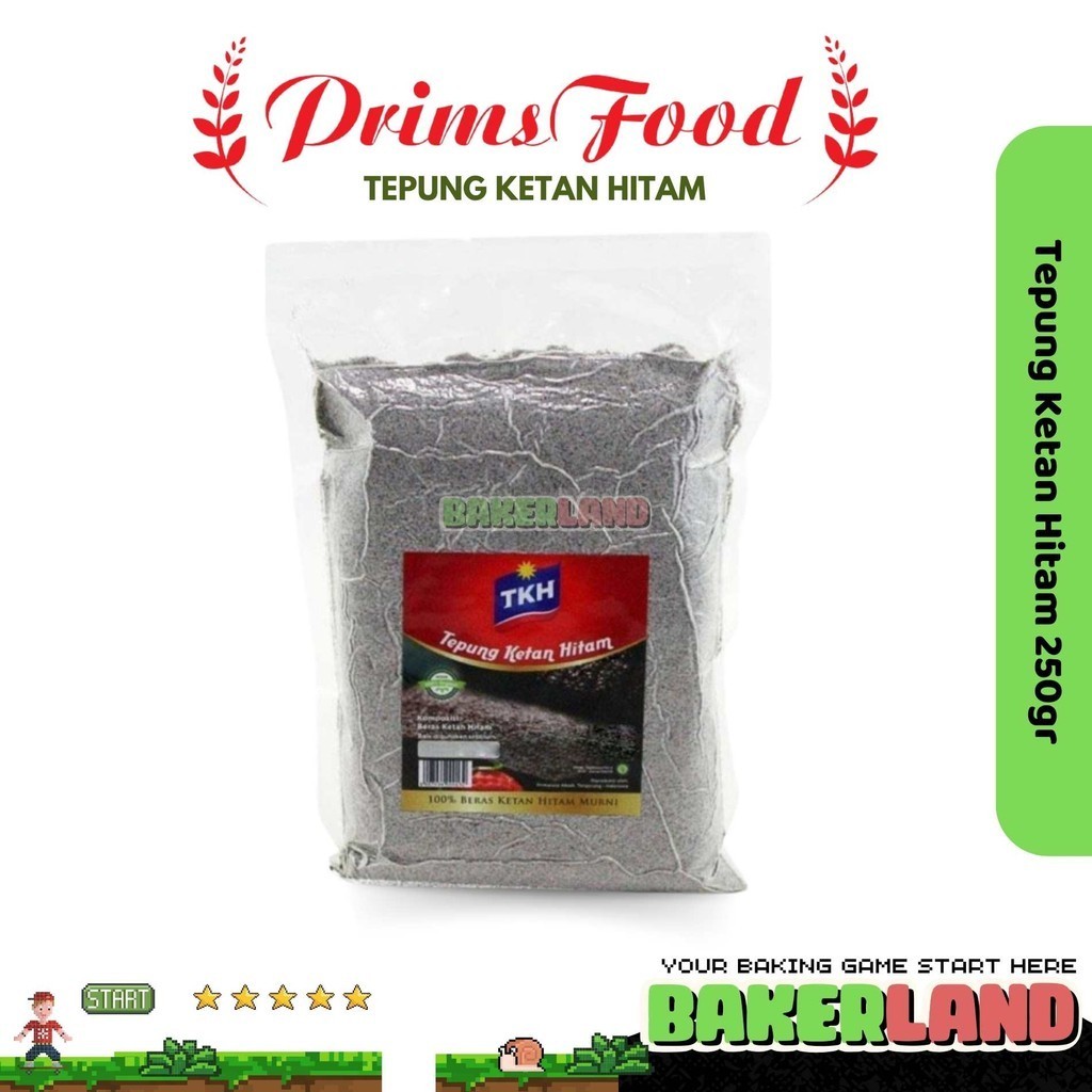 

Tepung ketan hitam primsfood 250g - 500g / TKH Primsfood / Tepung ketan hitam 250gr