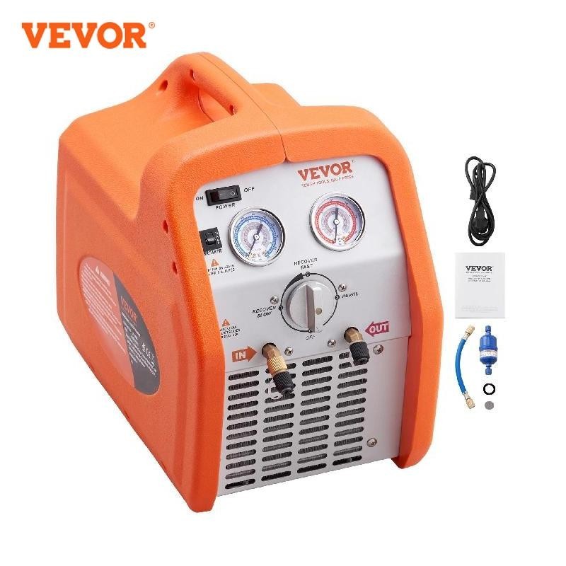 VEVOR Portable 1HP/3/4 HP Refrigerant Recovery Machine - AC Recovery Machine120V Recovery Machine HV