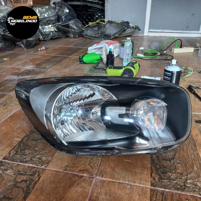 lampu depan kia picanto 2011 2015 headlamp