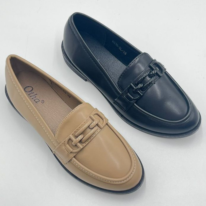 Sepatu Docmart Wanuta - Otha Shoes H836 OLF Tinggi Hak 2CM