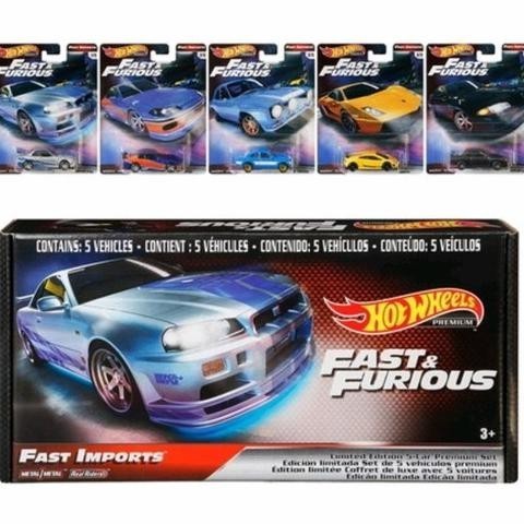 Hot Wheels Premium Fast & Furious Original Fast Box set