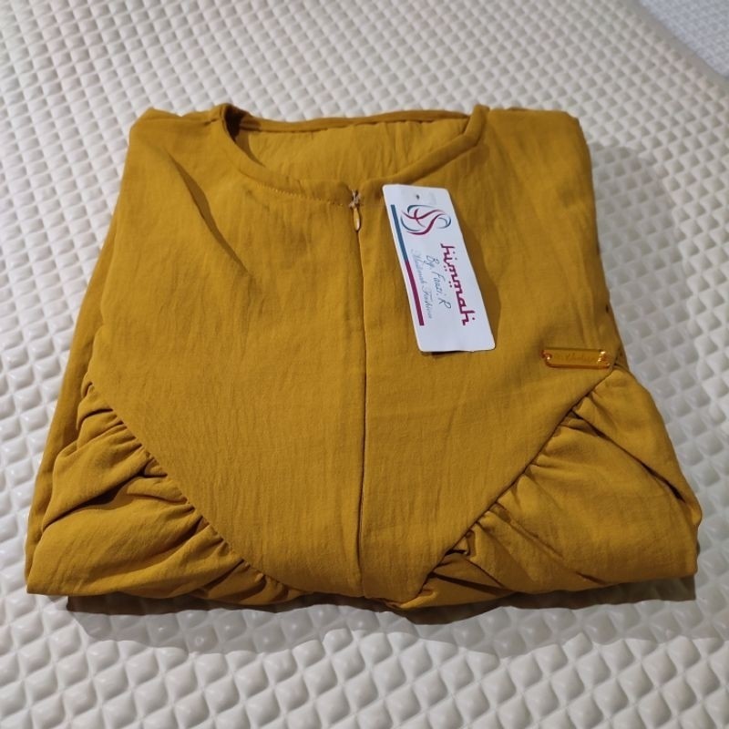 NK - Vanilla Dress Baju Gamis Simpel Dan Elegan Mewah / Gamis Crinkle Wanita Terbaru 2024/ GAMIS MOD