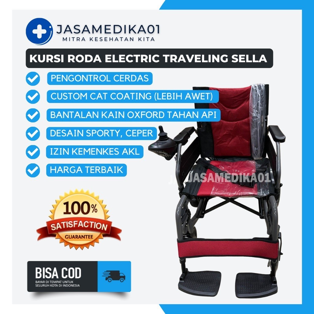 Kursi Roda Elektrik Travelling Sella