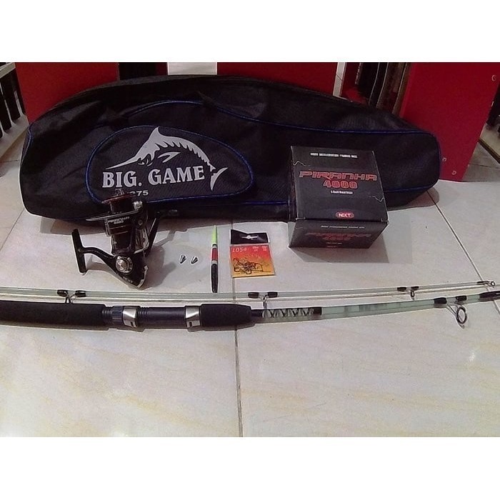 promosi toko 1 SET PANCING LAUT DENGAN KEKUATAN HINGGA 30KG PANJANG JORAN 150/ 165