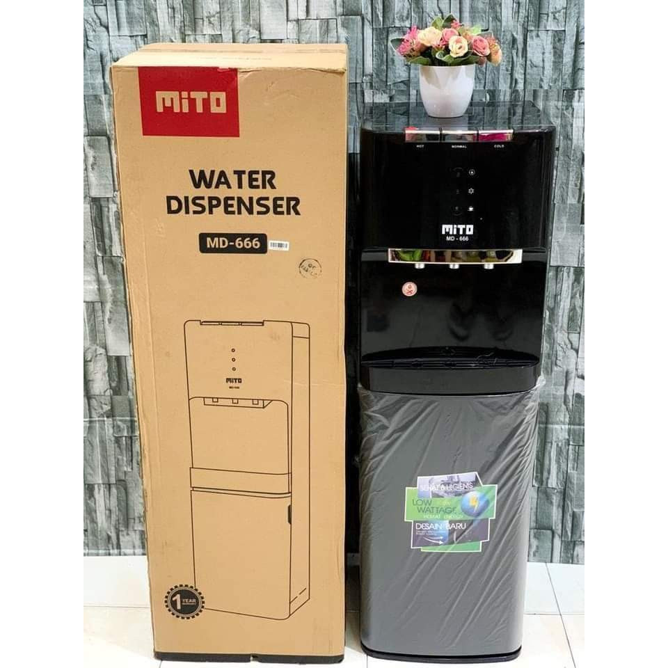 Dispenser Mito-3 kran/dispenser Mito Type md666/Dispenser galon bawah mito
