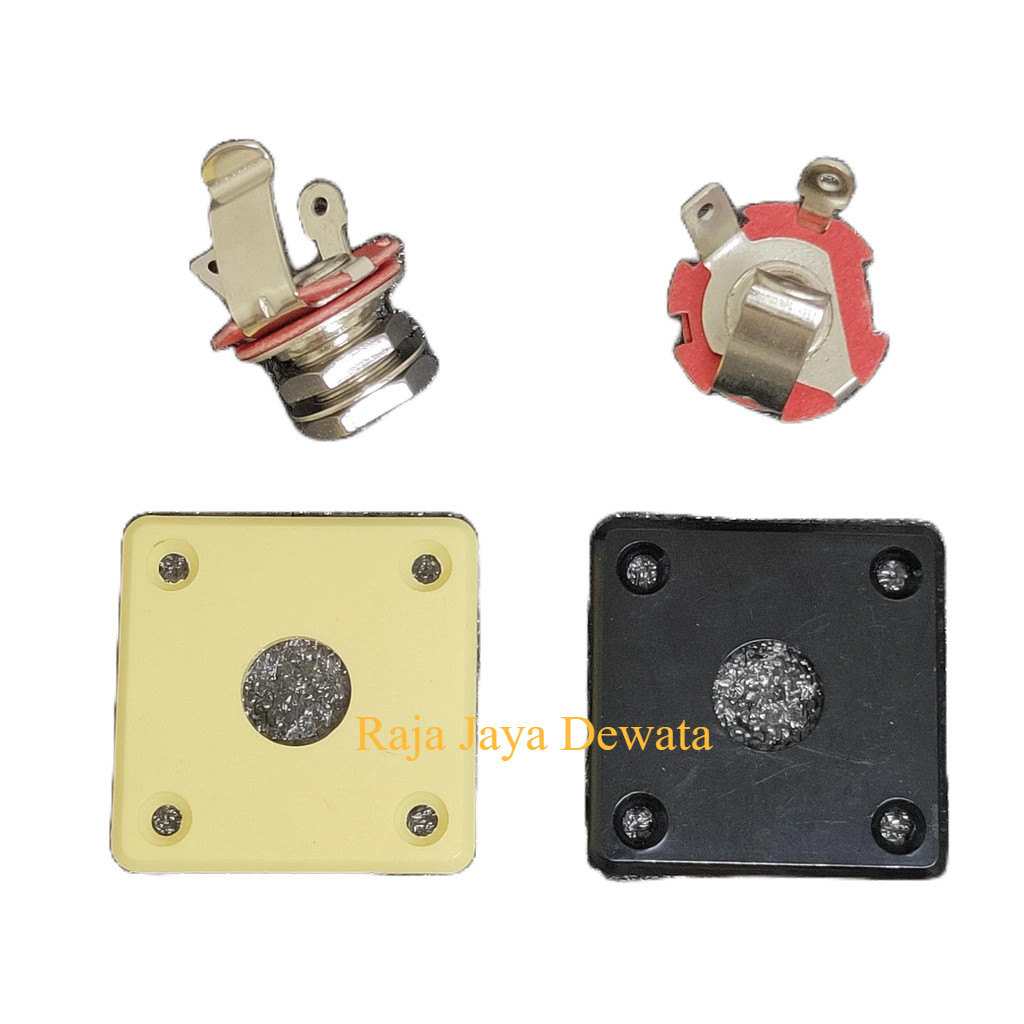 Jack Plate dan Female output Gitar Elektrik Gibson Les Paul Epiphone plastik / Jack Plate Gitar List