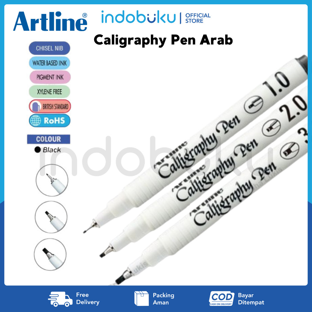 

Ballpoint Calligraphy Artline Pulpen Kaligrafi Lettering Pen Arab Artline EK-241