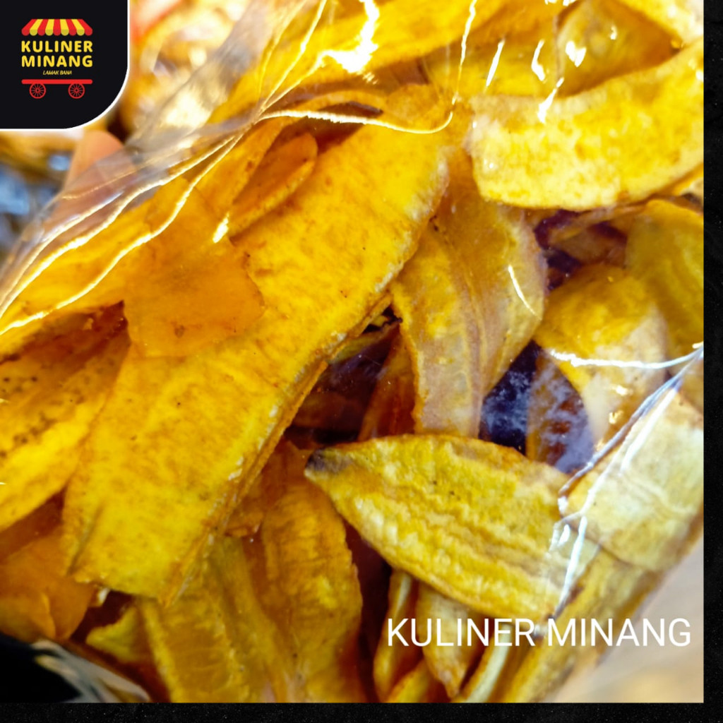 

Kripik pisang Manis X Asin Cemilan Khas Kuliner Minang