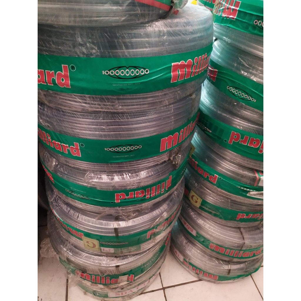 Selang Air Bening Milliard Inch 1Meter (Selang Aerator)