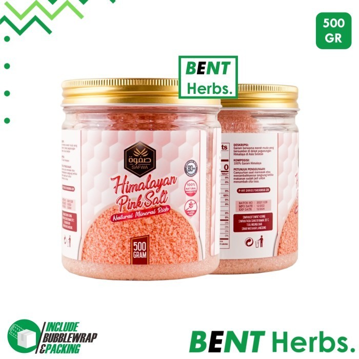 

New Produk- [Terlaris] Safwa Garam Himalaya 500 g Himalayan Pink Salt Himsalt Premium