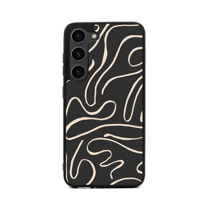 New Casing Case Softcase Samsung Galaxy S23 S22 S21 S20 Ultra Plus Fe 5g Line Abstract BG0903