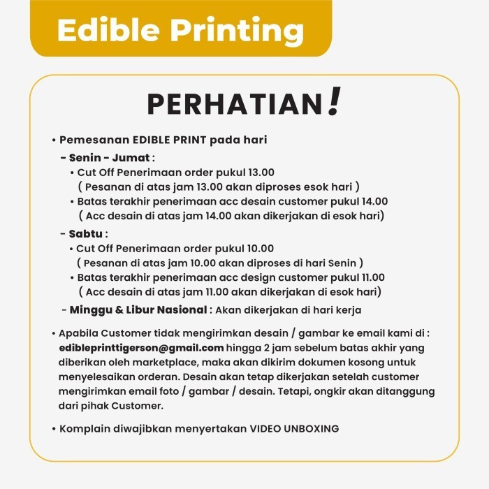 

Fast Line Edible Printing kertas gula & Kertas Coklat - Edible TT