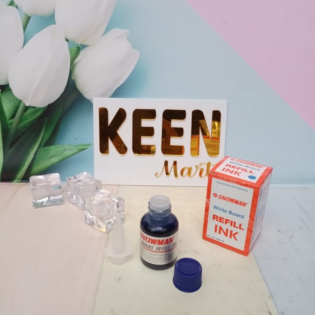 

isi tinta spidol whiteboard/isi spidol bisa dihapus untuk papan tulis/refill tinta spidol snowman