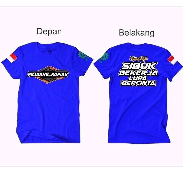Kaos Pejuang Rupiah V02 / Baju Distro Pejuang Rupiah