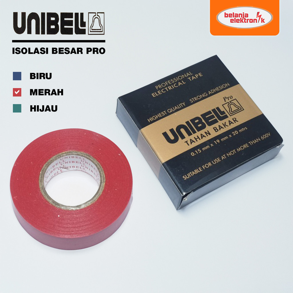 

UNIBELL ISOLASI BESAR PRO MERAH