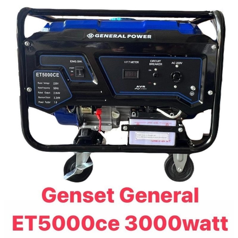 PROMO TOKO Genset General et5000ce 3200watt