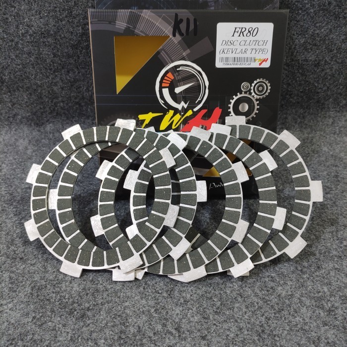 TERMURAH KAMPAS KOPLING KEVLAR TWH FR80 PNP FIZR JUPITER VEGA FORCE 1 ORIGINAL
