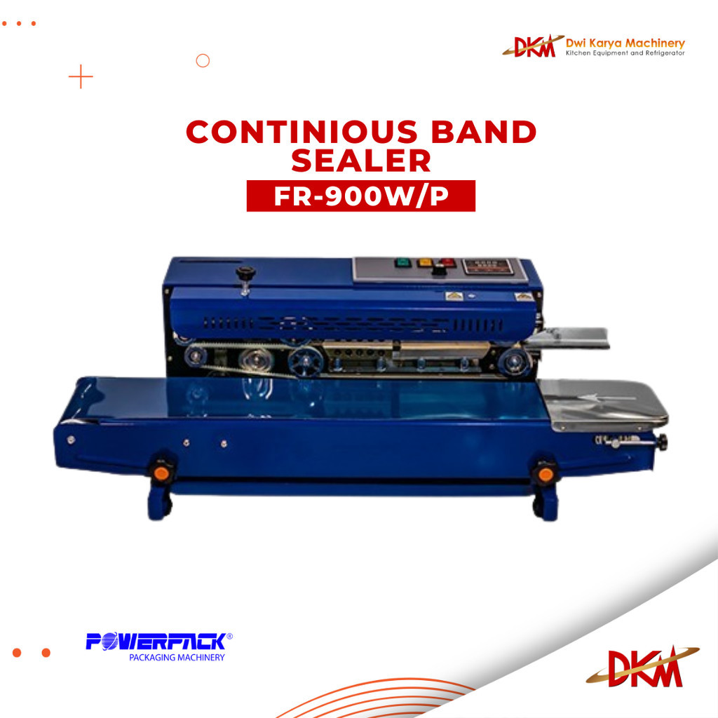 Powerpack FR-900W/P Continuous Band Sealer /Mesin Kemas Produk FR900W/P